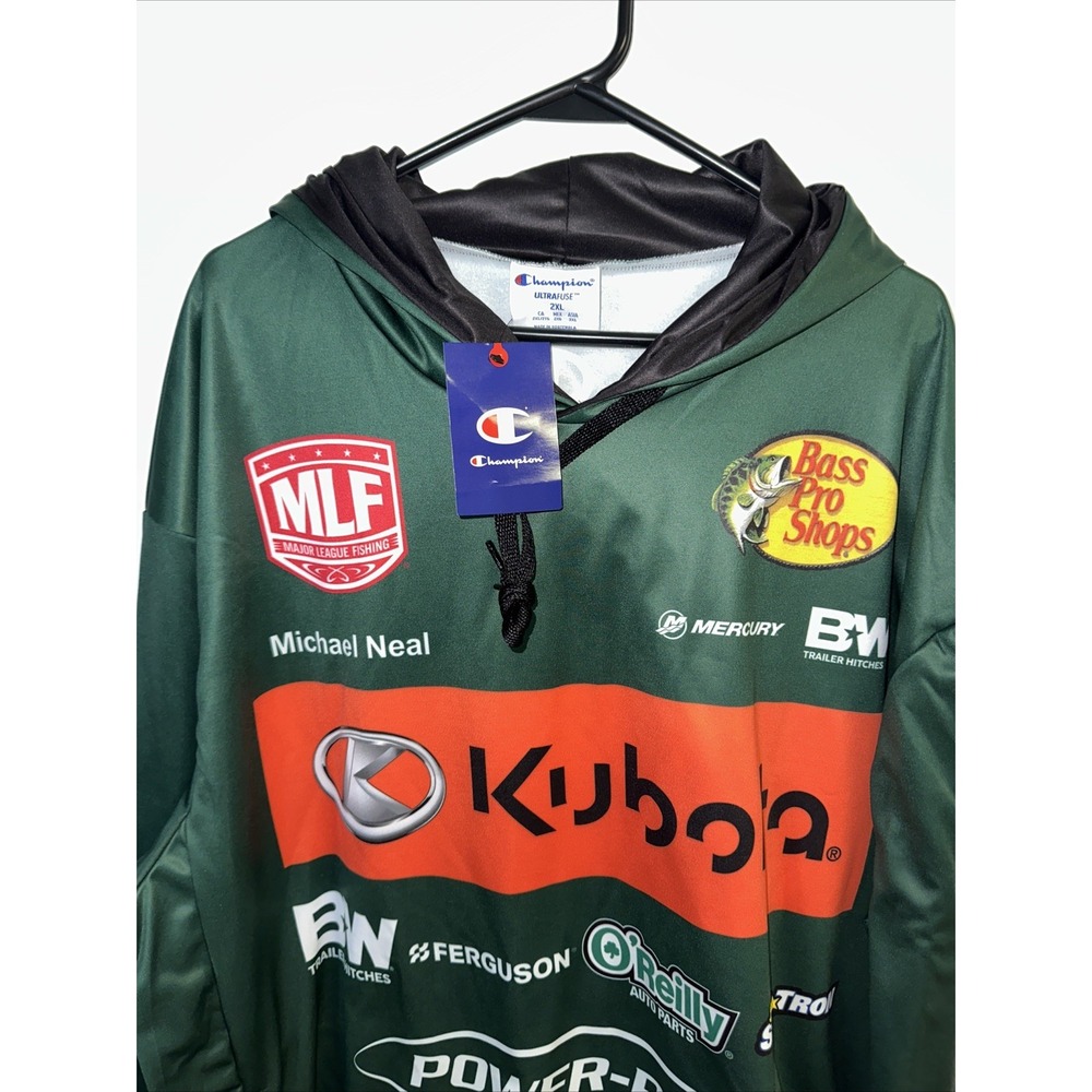 Michael Neal Fishing Advertising Shirt Kubota Power-pole Bass Pro O Reilly